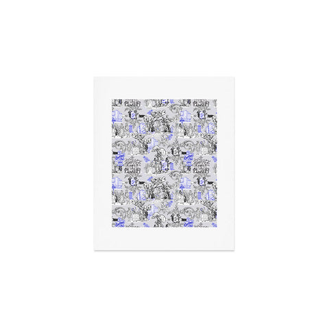 Marta Barragan Camarasa Toile de Jouy Between eras 02 Art Print