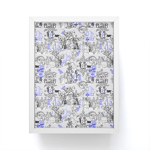 Marta Barragan Camarasa Toile de Jouy Between eras 02 Framed Mini Art Print