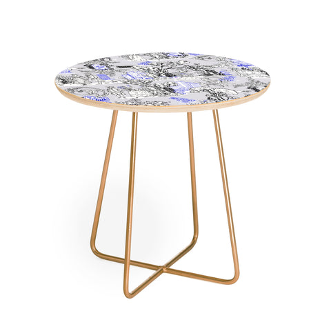 Marta Barragan Camarasa Toile de Jouy Between eras 02 Round Side Table