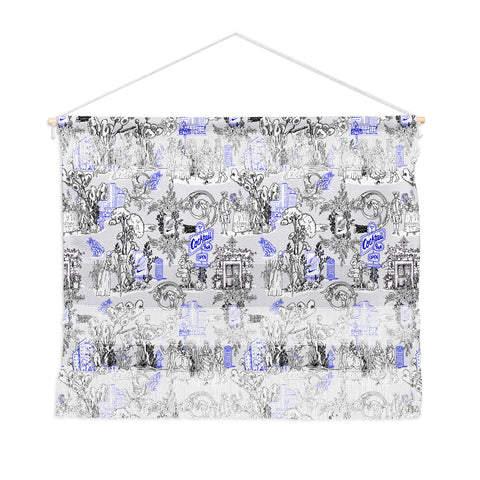 Marta Barragan Camarasa Toile de Jouy Between eras 02 Wall Hanging Landscape