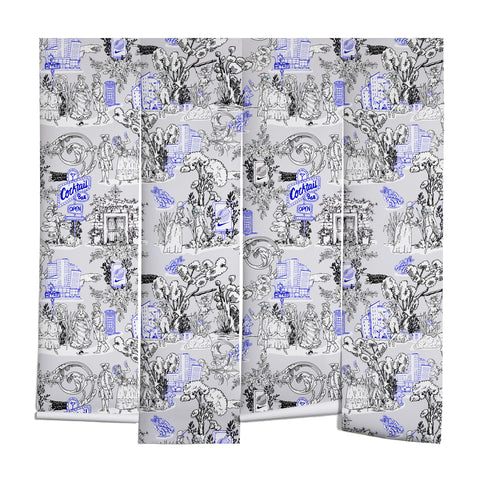 Marta Barragan Camarasa Toile de Jouy Between eras 02 Wall Mural