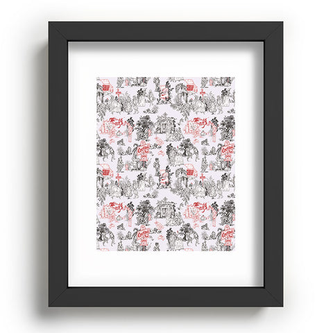 Marta Barragan Camarasa Toile de Jouy Between eras Recessed Framing Rectangle