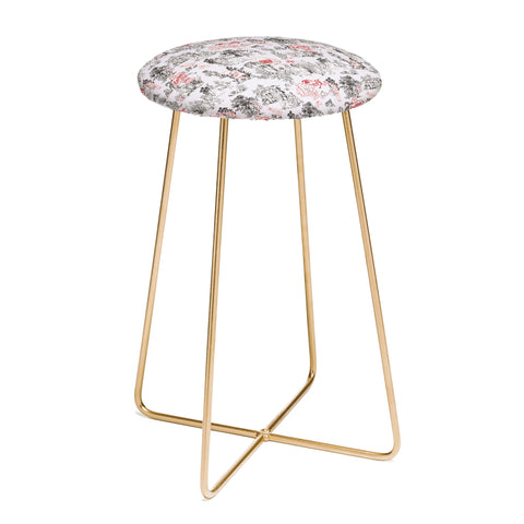 Marta Barragan Camarasa Toile de Jouy Between eras Counter Stool