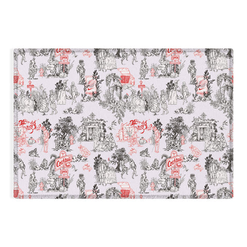 Marta Barragan Camarasa Toile de Jouy Between eras Outdoor Rug