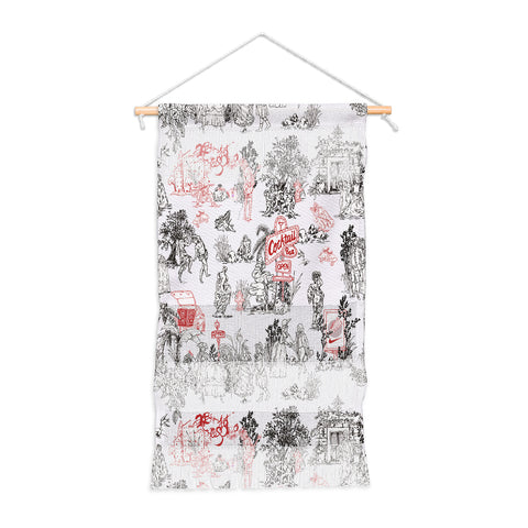 Marta Barragan Camarasa Toile de Jouy Between eras Wall Hanging Portrait