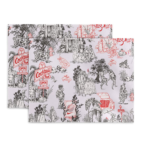Marta Barragan Camarasa Toile de Jouy Between eras Placemat