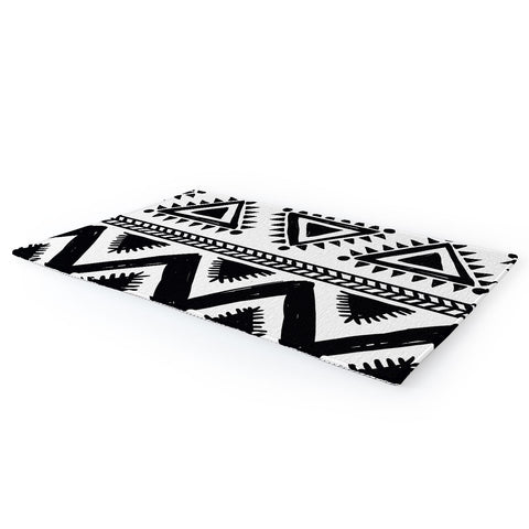 Marta Barragan Camarasa Tribal black and white Area Rug
