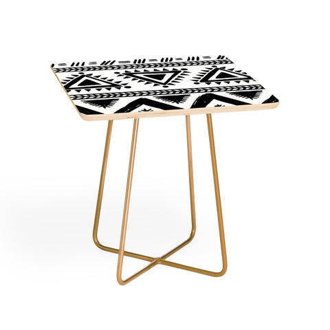 Marta Barragan Camarasa Tribal black and white Side Table