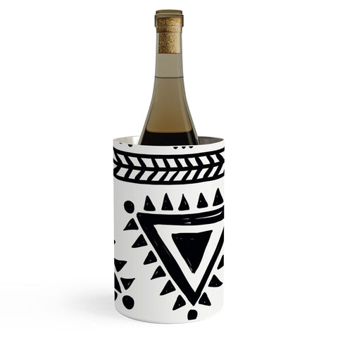 Marta Barragan Camarasa Tribal black and white Wine Chiller
