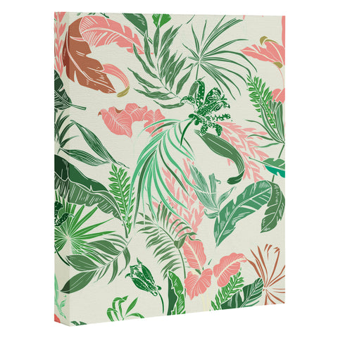 Marta Barragan Camarasa Tropic palm pastel Art Canvas