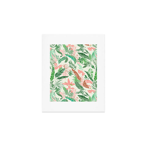 Marta Barragan Camarasa Tropic palm pastel Art Print