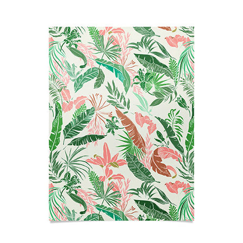 Marta Barragan Camarasa Tropic palm pastel Poster