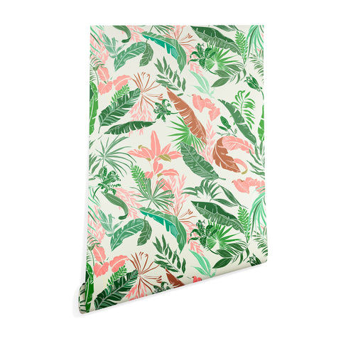 Marta Barragan Camarasa Tropic palm pastel Wallpaper
