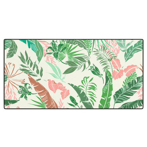 Marta Barragan Camarasa Tropic palm pastel Desk Mat