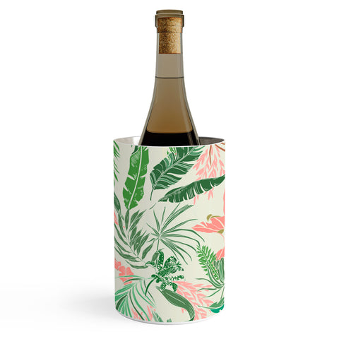 Marta Barragan Camarasa Tropic palm pastel Wine Chiller
