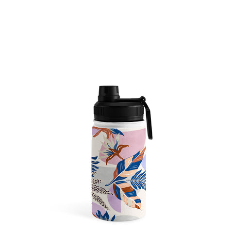 Marta Barragan Camarasa Tropical and geometric shapes Water Bottle