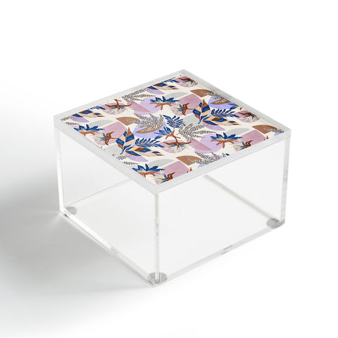 Marta Barragan Camarasa Tropical and geometric shapes Acrylic Box