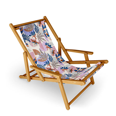 Marta Barragan Camarasa Tropical and geometric shapes Sling Chair