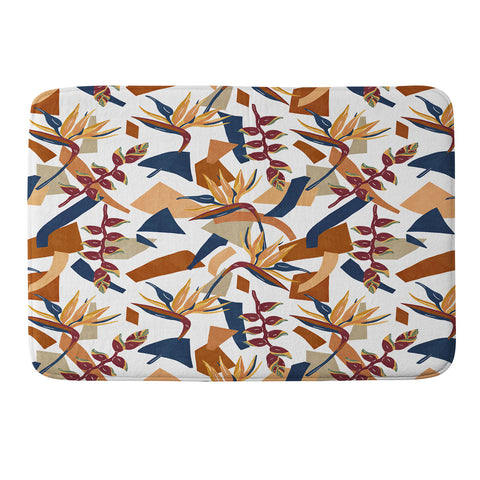 Marta Barragan Camarasa Tropical autumn 022 Memory Foam Bath Mat