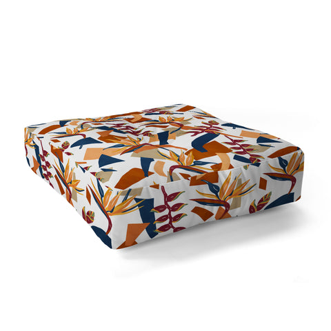 Marta Barragan Camarasa Tropical autumn 022 Floor Pillow Square