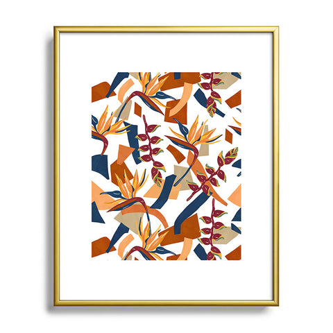 Marta Barragan Camarasa Tropical autumn 022 Metal Framed Art Print