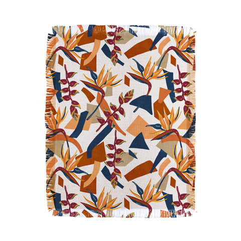 Marta Barragan Camarasa Tropical autumn 022 Throw Blanket
