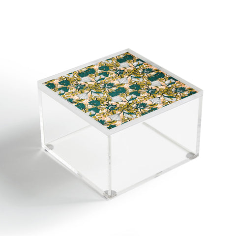 Marta Barragan Camarasa Tropical autumnal bloom Acrylic Box