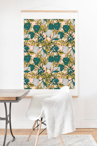 Marta Barragan Camarasa Tropical autumnal bloom Art Print And Hanger