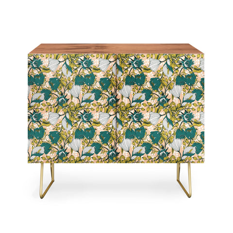 Marta Barragan Camarasa Tropical autumnal bloom Credenza