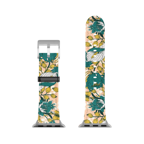 Marta Barragan Camarasa Tropical autumnal bloom Apple Watch Band