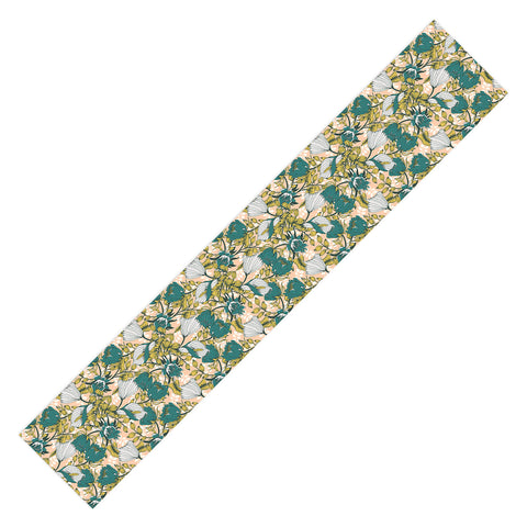 Marta Barragan Camarasa Tropical autumnal bloom Table Runner