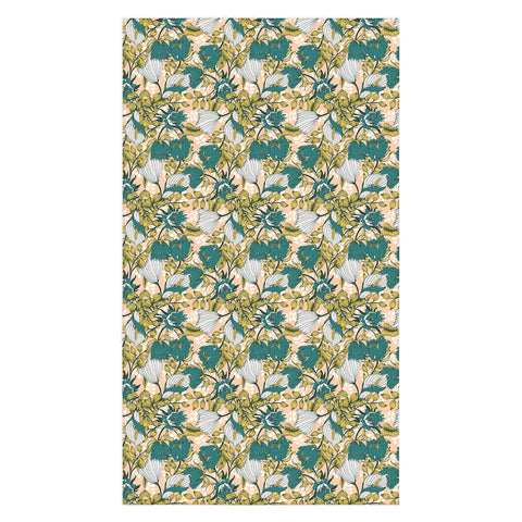 Marta Barragan Camarasa Tropical autumnal bloom Tablecloth