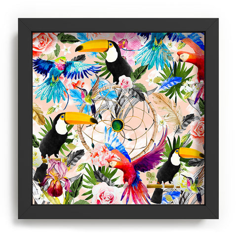 Marta Barragan Camarasa Tropical Boho Recessed Framing Square