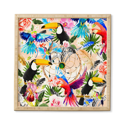 Marta Barragan Camarasa Tropical Boho Framed Wall Art