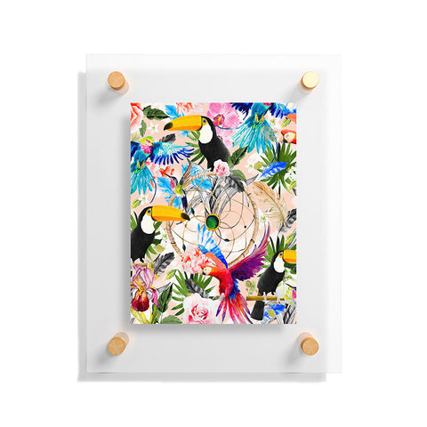 Marta Barragan Camarasa Tropical Boho Floating Acrylic Print