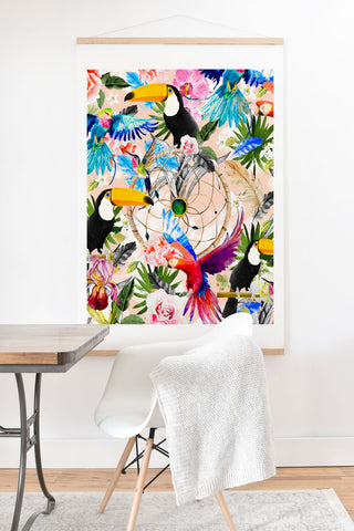 Marta Barragan Camarasa Tropical Boho Art Print And Hanger