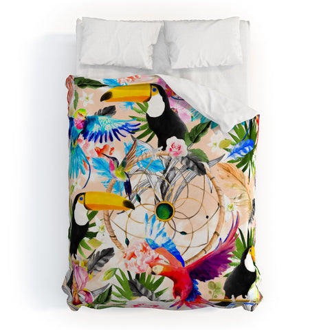Marta Barragan Camarasa Tropical Boho Duvet Cover