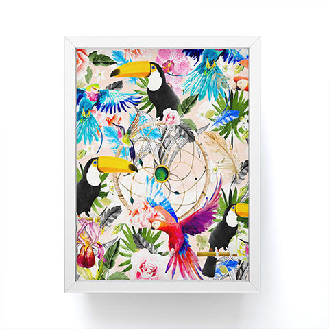 Marta Barragan Camarasa Tropical Boho Framed Mini Art Print