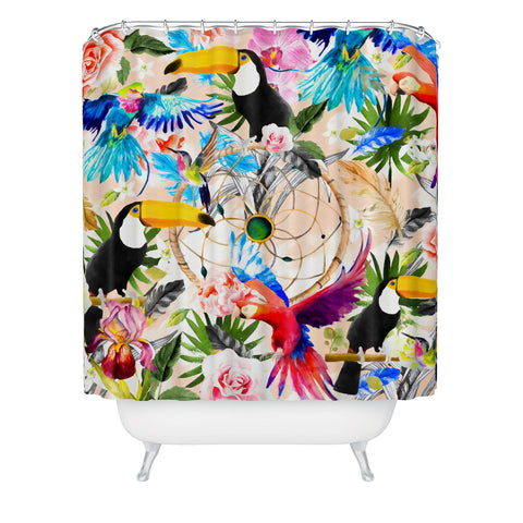 Marta Barragan Camarasa Tropical Boho Shower Curtain