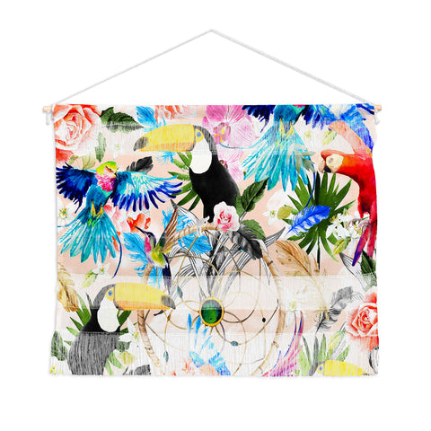 Marta Barragan Camarasa Tropical Boho Wall Hanging Landscape