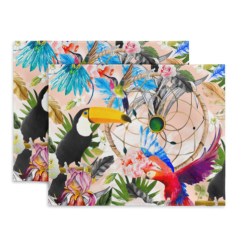 Marta Barragan Camarasa Tropical Boho Placemat