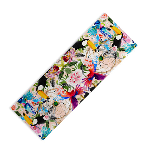 Marta Barragan Camarasa Tropical Boho Yoga Mat