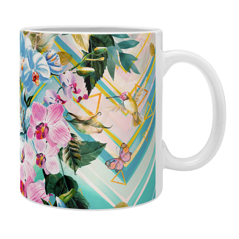 Marta Barragan Camarasa Tropical Flowery Fractal Coffee Mug