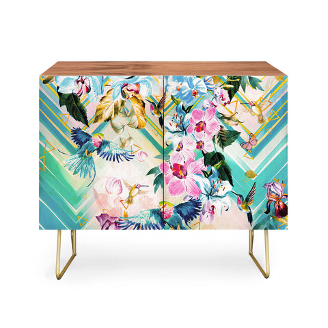 Marta Barragan Camarasa Tropical Flowery Fractal Credenza