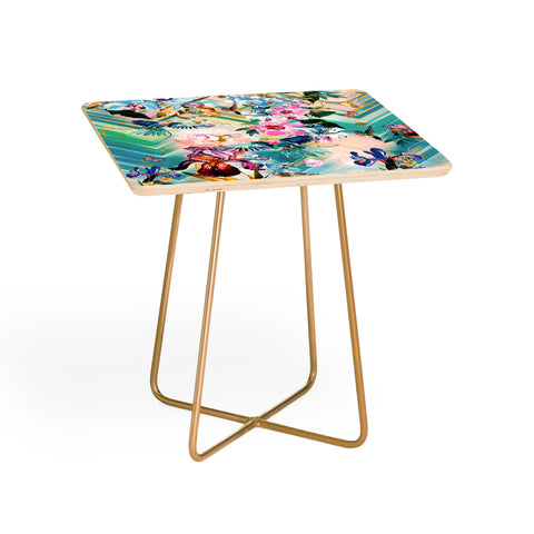 Marta Barragan Camarasa Tropical Flowery Fractal Side Table