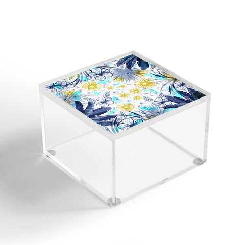 Marta Barragan Camarasa tropical forest Acrylic Box
