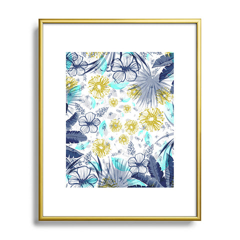 Marta Barragan Camarasa tropical forest Metal Framed Art Print
