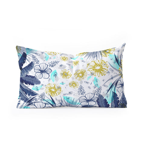 Marta Barragan Camarasa tropical forest Oblong Throw Pillow