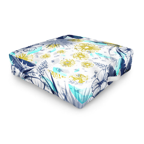 Marta Barragan Camarasa tropical forest Outdoor Floor Cushion