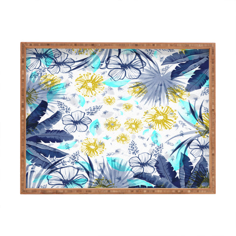 Marta Barragan Camarasa tropical forest Rectangular Tray